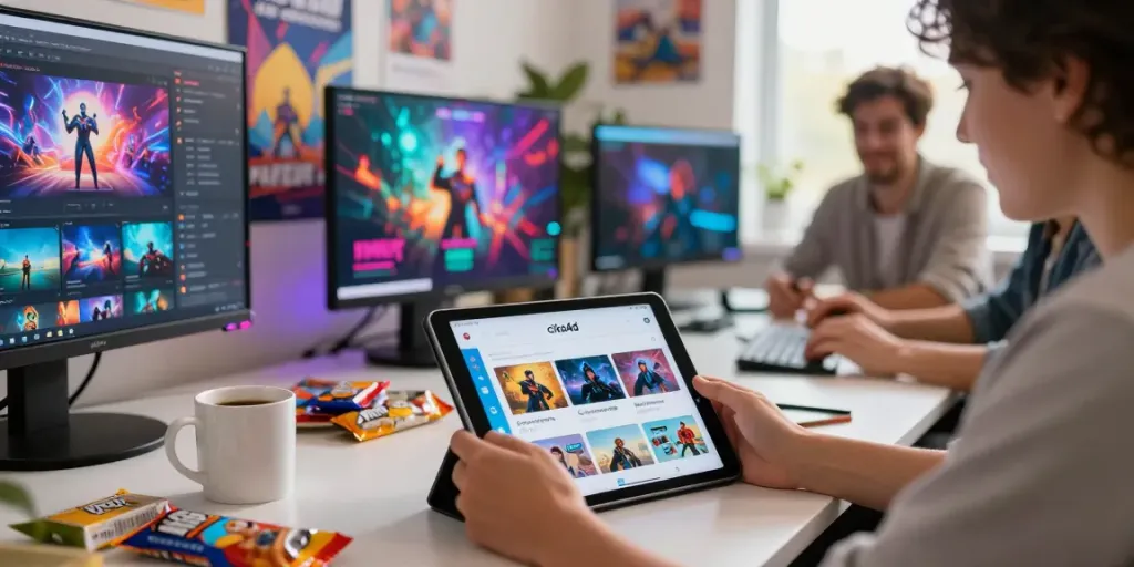Engaging scene of cika4d community showcasing interactive digital entertainment.
