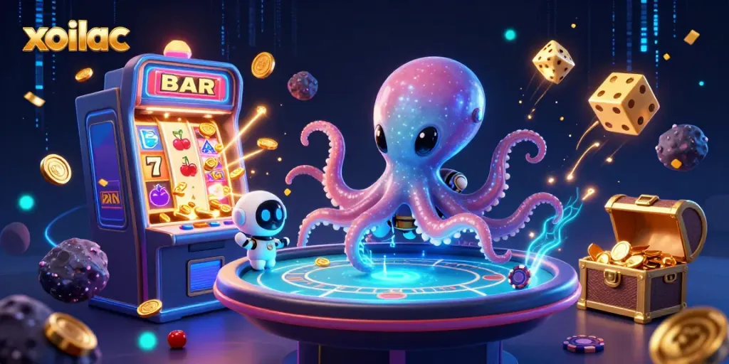 Xoilac engages players with vibrant alien-themed casino fun and dynamic gaming visuals