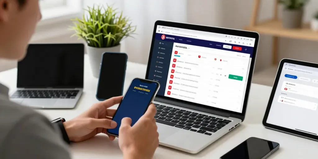 Momen taruhan online di platform ratutogel dengan perangkat modern dan suasana nyaman.