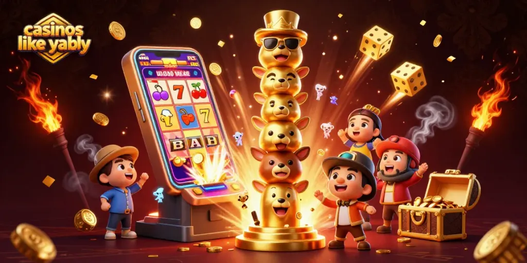 Experience exciting gameplay with casinos like yabby in a vibrant jackpot scene.