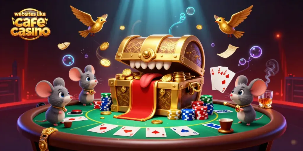 Engage with thrilling gameplay at websites like cafe casino highlighted by vibrant gaming elements.
