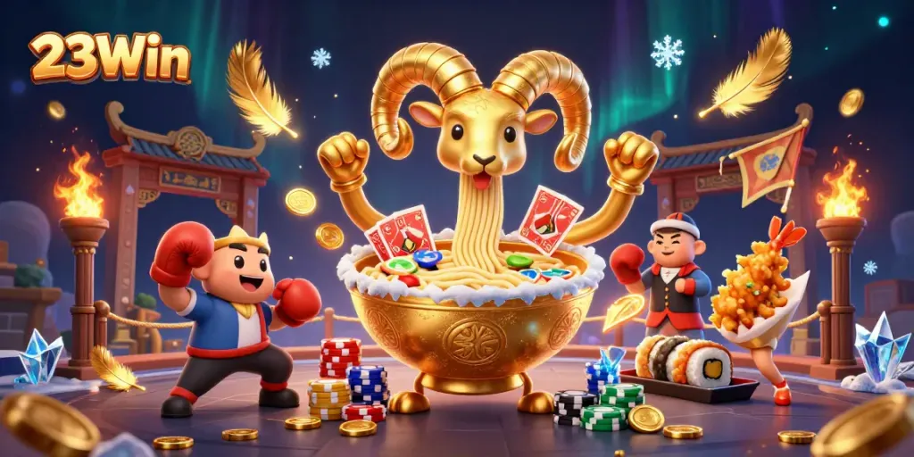 Engage with exciting games at 23Win featuring vibrant characters and dynamic casino activities.