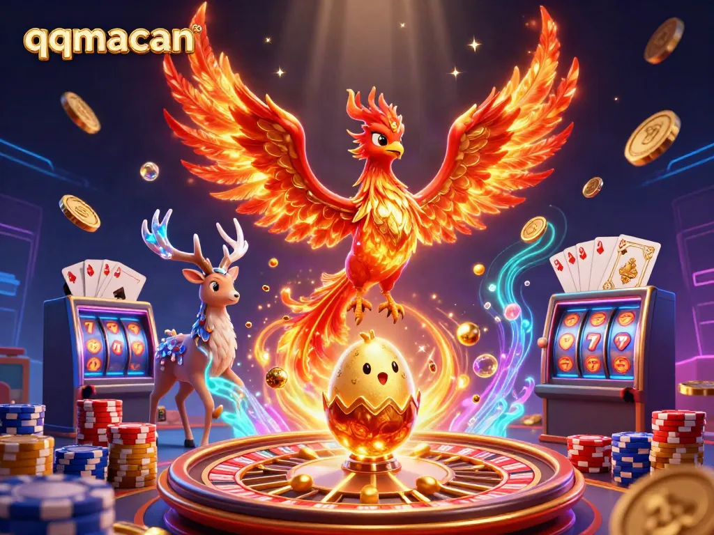 Play exciting games like slots and roulette with qqmacan while enjoying immersive 3D visuals and vibrant animations.