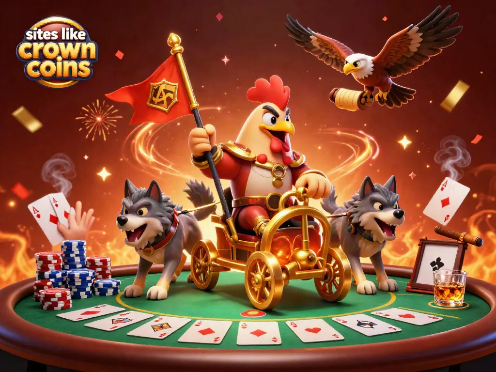 Play exciting games at sites like crown coins featuring vibrant casino elements and thrilling characters.