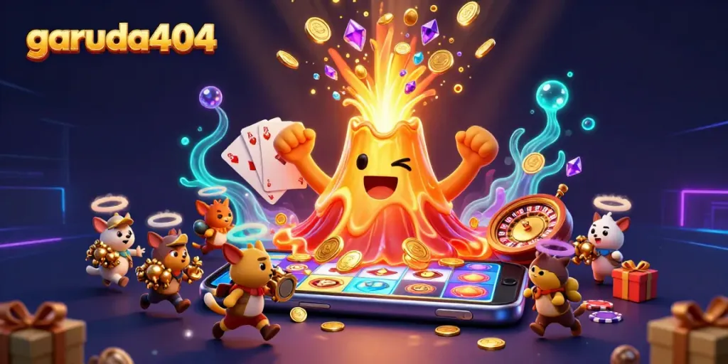 Experience thrilling wins with garuda404 through a vibrant 3D casino adventure.
