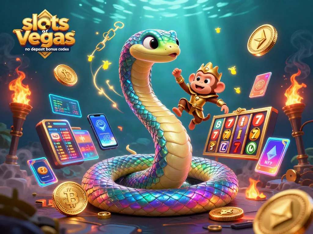 Engage with slots of vegas no deposit bonus codes in an enchanting 3D casino scene full of vibrant details.