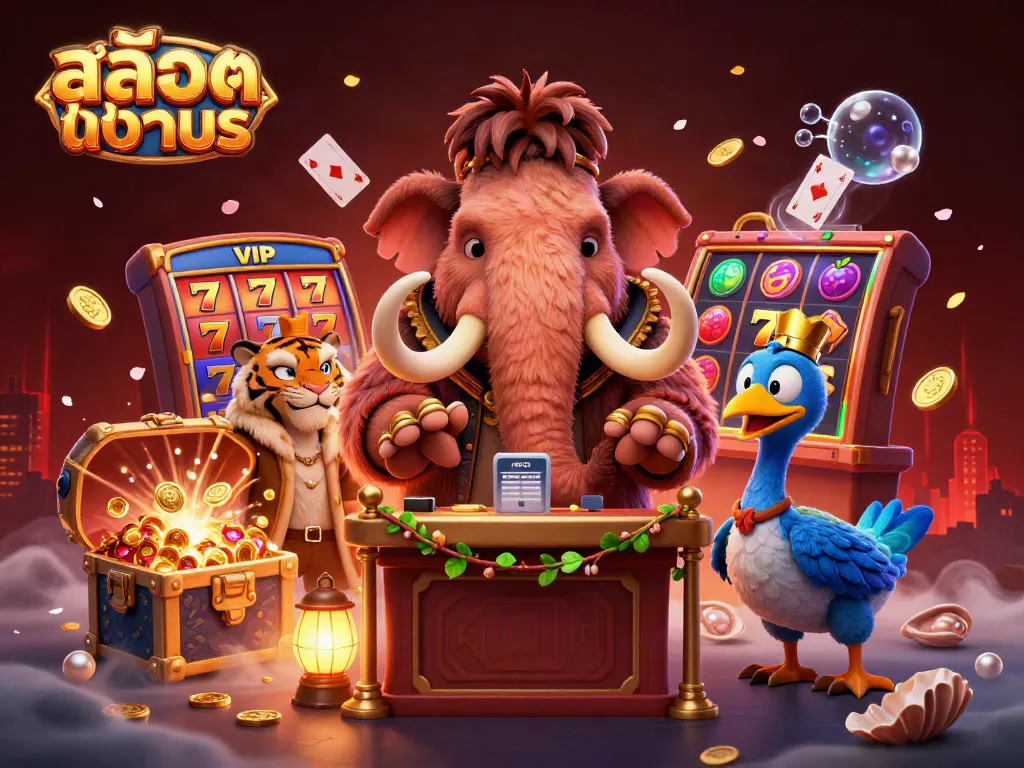 Experience exhilarating สล็อตทดลอง action with a vibrant 3D scene featuring dynamic casino characters.