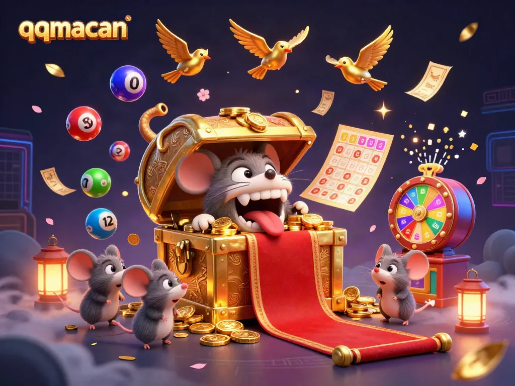 Engage in thrilling games at qqmacan with golden treasures and vibrant lottery elements.