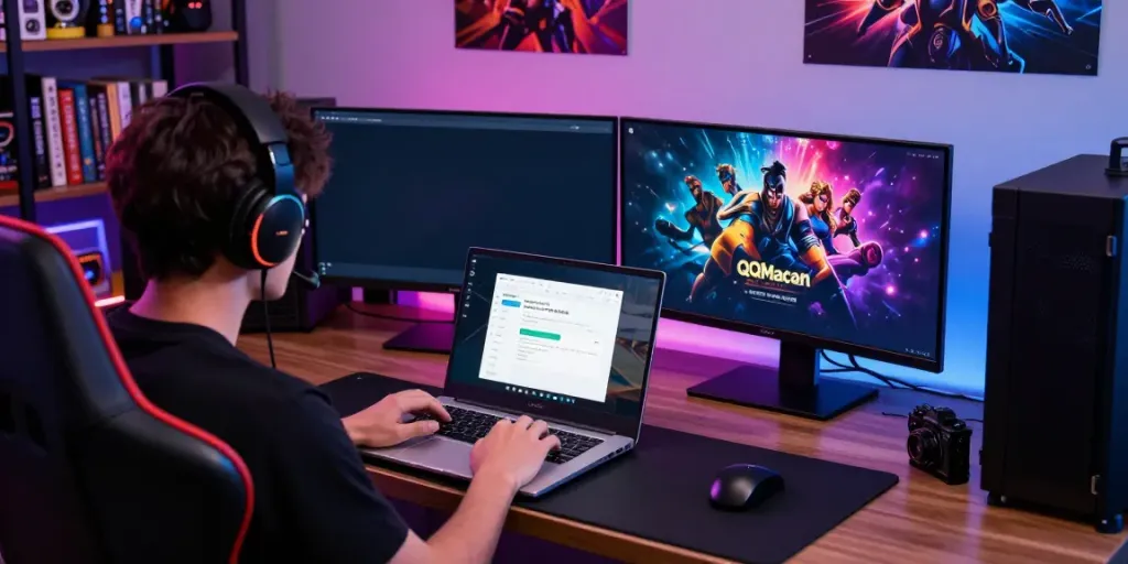 qqmacan login user accessing online games in a dynamic gaming setup
