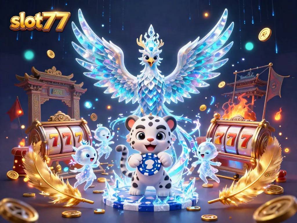 Engage with slot777's thrilling casino experience through a dazzling, dynamic 3D illustration.