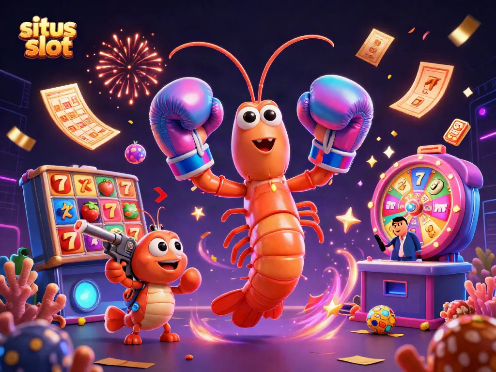 Experience the thrill of situs slot with lively characters and dynamic casino elements.